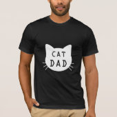T-shirt Papa de chat (Devant)