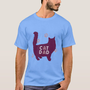 T-shirt Papa de chat pour les Amoureux de les chats et les