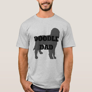 T-shirt Papa de chien de griffonnage
