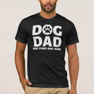 T-shirt Papa de chien personnalisé