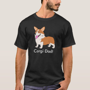 T-shirt Papa de corgi