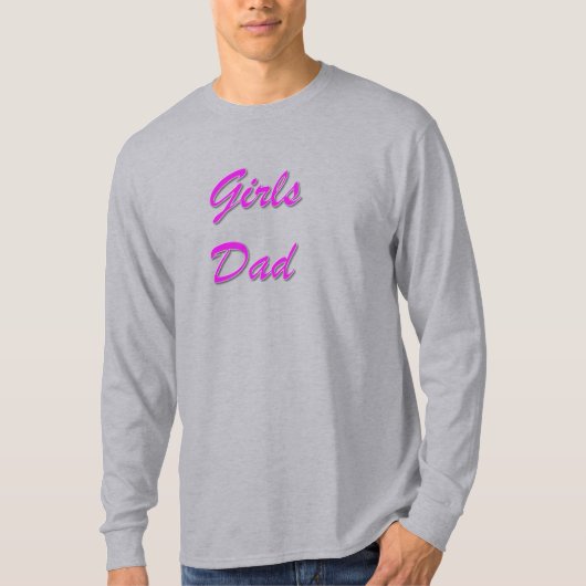 T-shirt Papa de filles (Devant)
