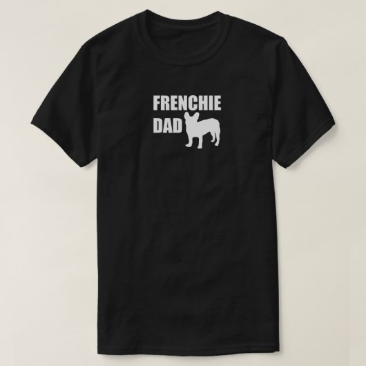 T-shirt Papa de Frenchie (Design devant)