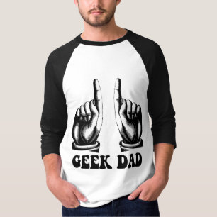 T-shirt papa de geek