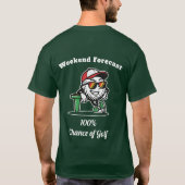 T-shirt Papa de golf drôle (Dos)
