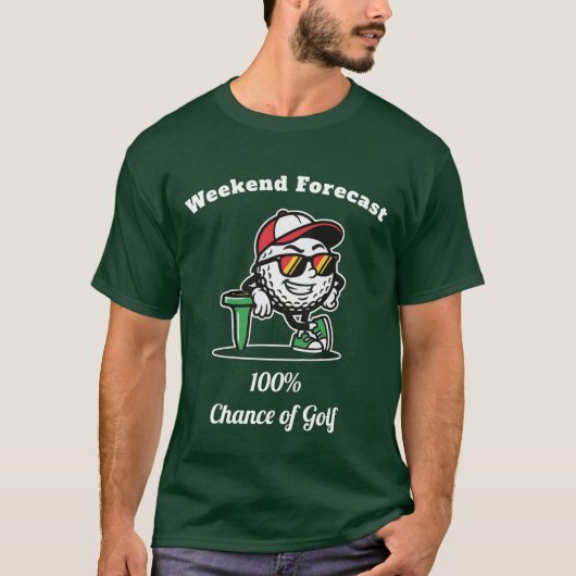 T-shirt Papa de golf drôle (Devant)