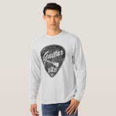 T-shirt Papa de guitare (Devant entier)