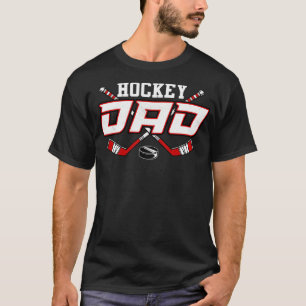 T-shirt Papa de Hockey pour Hommes Papa Fête des pères Pul