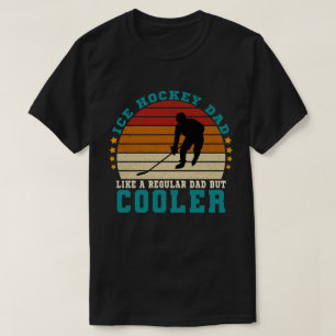 T-shirt Papa de hockey sur glace comme un papa ordinaire m