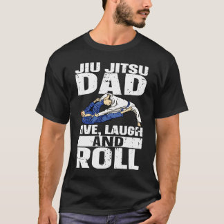 T-shirt Papa de Jiu Jitsu Brésilien BJJ Arts Martiaux Mixt