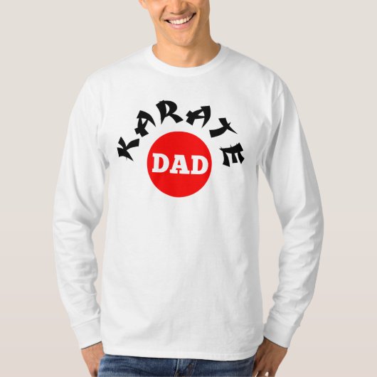 T-shirt Papa de karaté (Devant)