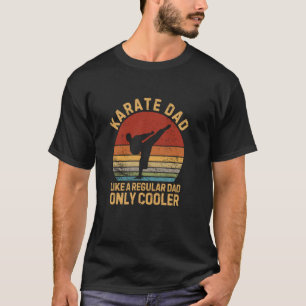 T-shirt Papa de karaté Vintage Rétro Drôle comme un papa n