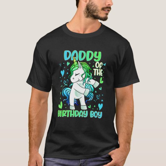 T-shirt Papa de la fête d'anniversaire Princesse Dabbing U (Devant)