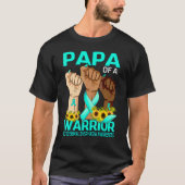 T-shirt Papa De La Main D'Un Guerrier Ectodermal Dysphasia (Devant)