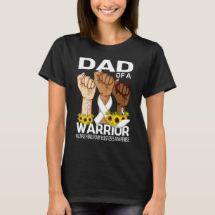 T-shirt Papa De La Main D'Un Guerrier Multiples Héréditair