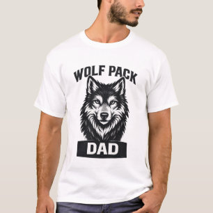 T-shirt Papa de la meute de loups