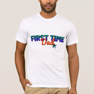 T-shirt Papa de la première fois drôle