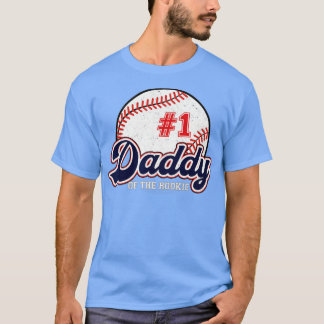 T-shirt Papa de la Rookie Rookie de l'année de baseball P