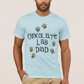 T-shirt Papa de laboratoire de chocolat