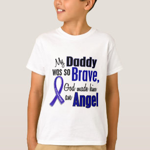 T-shirt Papa de l'ANGE 1 de cancer du colon