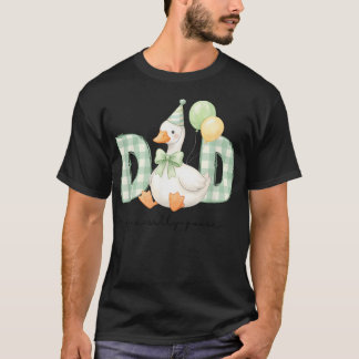 T-shirt Papa de l'anniversaire de l'oie idiote en tenue as