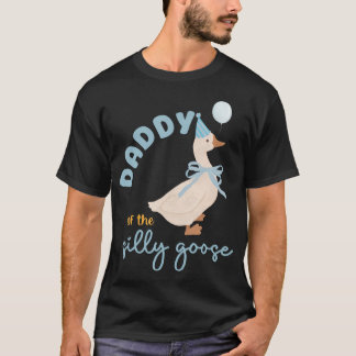 T-shirt Papa de l'anniversaire de l'oie idiote garçon fill