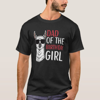 T-shirt Papa De L'Anniversaire Fille Correspondant Anniver