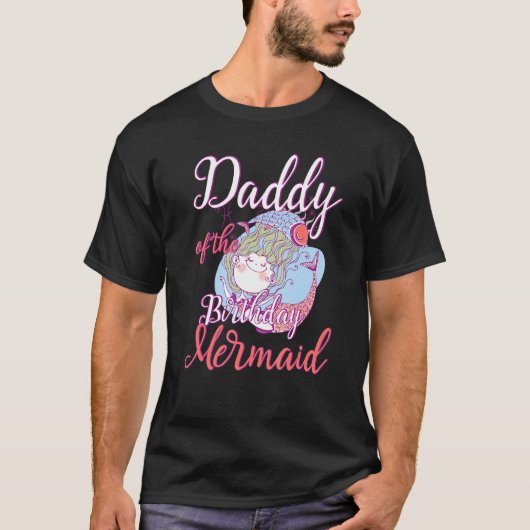 T-shirt Papa de l'anniversaire Fille de femme de ménage Fi (Devant)
