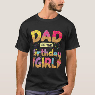 T-shirt Papa De L'Anniversaire Fille Famille Pères Crème G