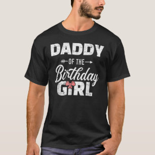 T-shirt Papa De L'Anniversaire Fille Spa Thème Corresponda