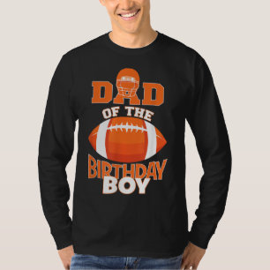 T-shirt Papa De L'Anniversaire Garçon Américain Football P