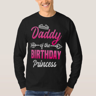 T-shirt Papa de l'anniversaire Princess Party Anniversaire
