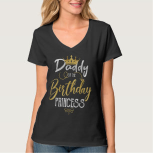 T-shirt Papa De L'Anniversaire Princesse Anniversaire Fat