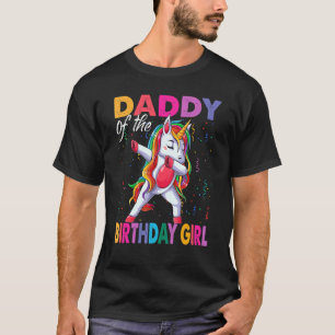 T-shirt Papa De L'Anniversaire Princesse Dabbing Unicor