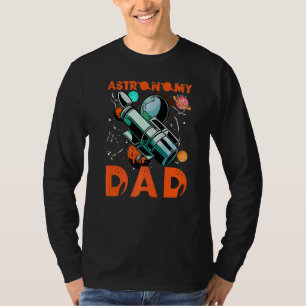 T-shirt Papa de l'astronomie