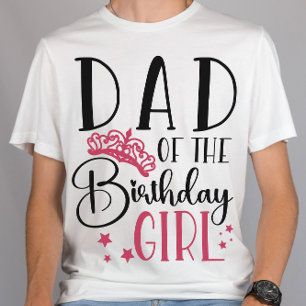 T-shirt Papa de l'Escouade de fille d'anniversaire Corresp