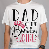 T-shirt Papa de l'Escouade de fille d'anniversaire Corresp