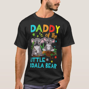 T-shirt Papa De Little Koala Ours Chemises De Famille Anni