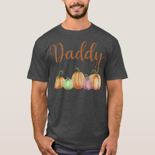 T-shirt Papa de Little Pumpkin Premier Anniversaire Automn