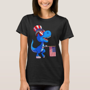 T-shirt Papa de lutte Drapeau américain 4 juillet Fête des