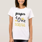 T-shirt Papa de Mr Onederful Funny 1er Anniversaire T-shir (Devant)