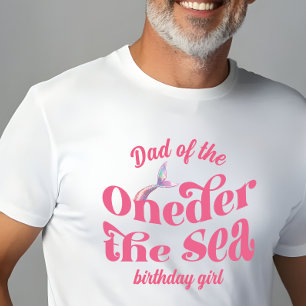 T-shirt Papa de Oneder La Sirène de la mer fille de l'anni