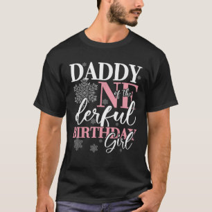 T-shirt Papa de Onederful 1er anniversaire fille hiver Ond