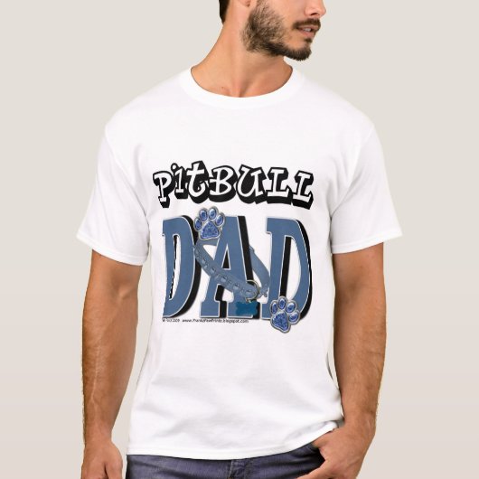 T-shirt PAPA de Pitbull (Devant)