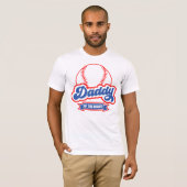 T-shirt Papa de Rookie Baseball Funny Fête des pères (Devant entier)