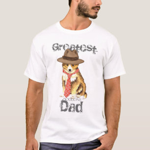 T-shirt Papa de Sheltie