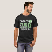 T-shirt Papa de soccer personnalisé (Devant entier)