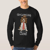 T-shirt Papa de springer anglais (Devant)