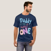 T-shirt Papa de Sweet One Frère 1er Anniversaire Donut (Devant entier)
