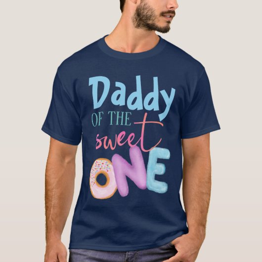 T-shirt Papa de Sweet One Frère 1er Anniversaire Donut (Devant)